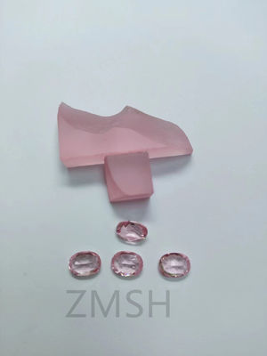 Coral / Rose Pink Sapphire Raw / Roughgem Crystal Lab Made For Jewelry Accessories