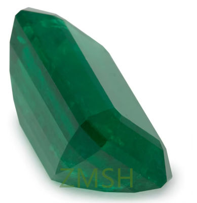 Emerald Green Sapphire Raw Gemstone Crafted By Lab For Exquisite Jewelry