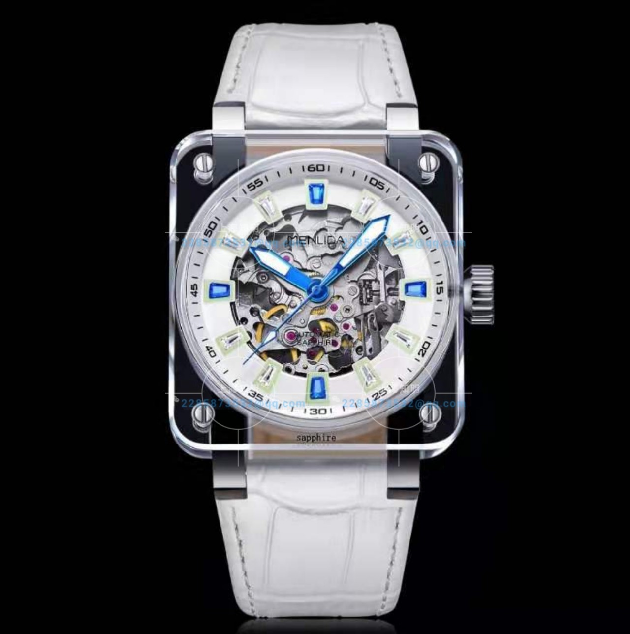 blue crystal watch