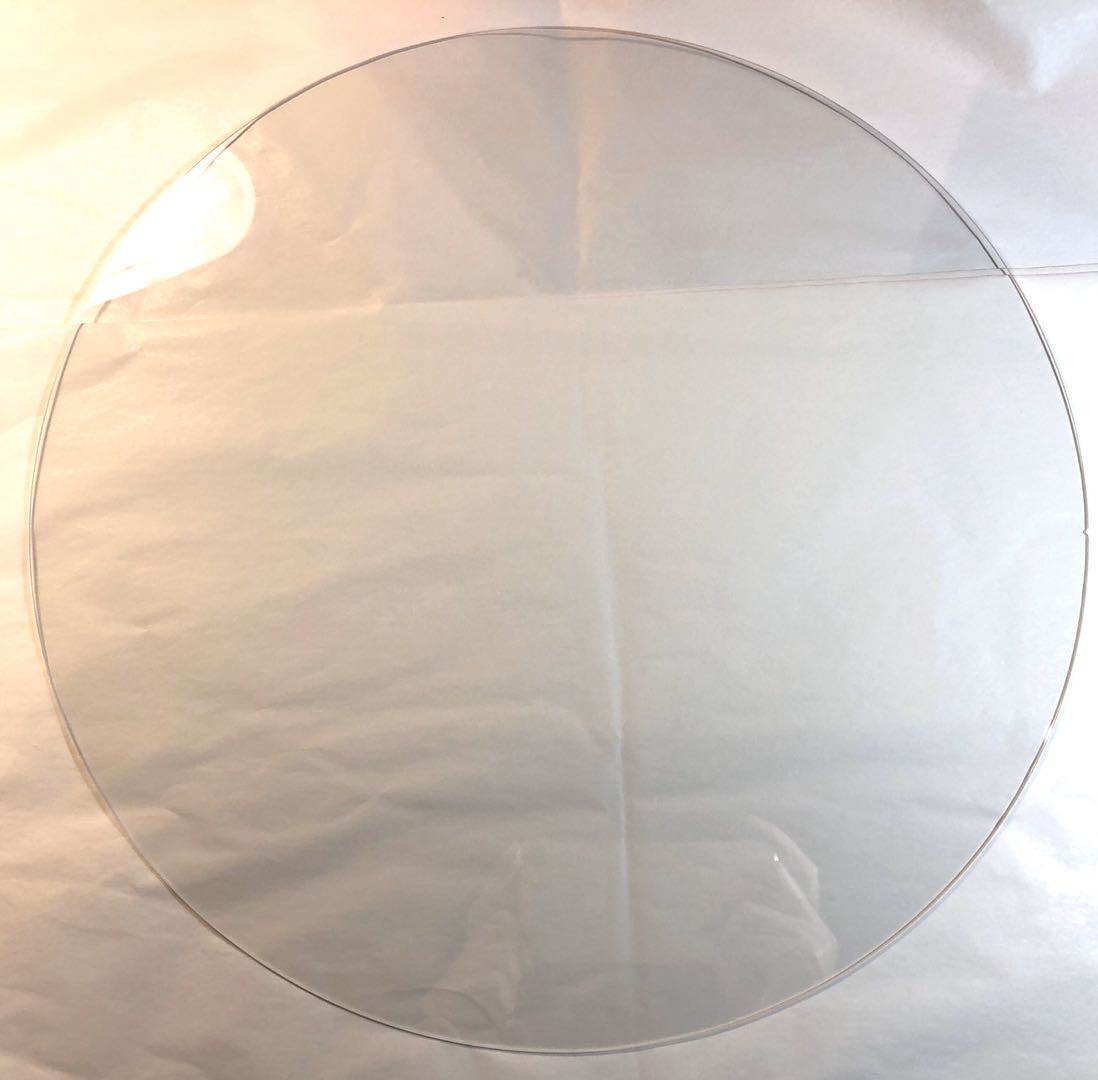 diameter300mm 12inch Al2O3 Sapphire wafers carrier with notch SSP DSP 1