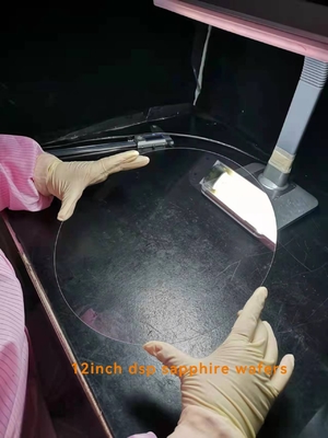 12inch 300mm No Notch Sapphire Substrate Wafer Crystal Glass High Optical Transmittance