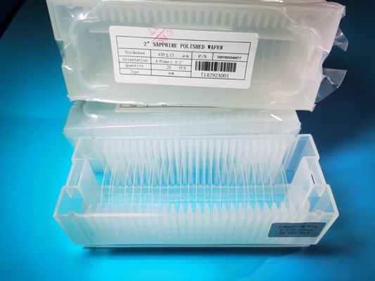 High Purity Al2O3 99.999% Sapphire Substrate Wafer Carrier DSP SSP