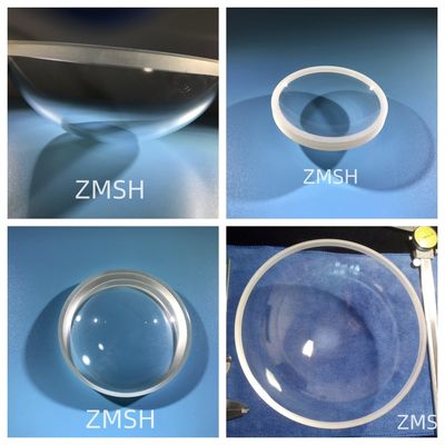 Dome Sapphire Optical Windows Chemical Resistance High Thermal Conductivity Thick 1mm 2mm