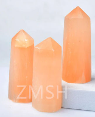 Light Peach-Orange Lab Sapphire Gemstone Fusion Of Elegance And Innovation
