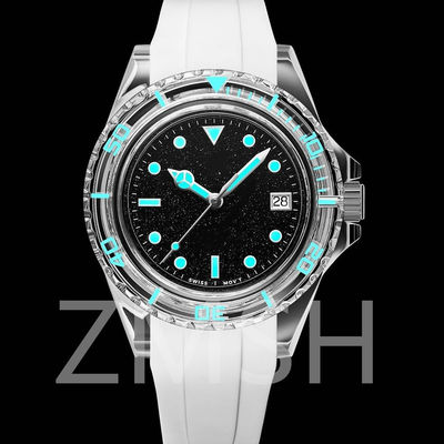 Waterproof Scratch Resistant Sapphire Watch Case Pink Blue 0.5 - 200mm Thickness