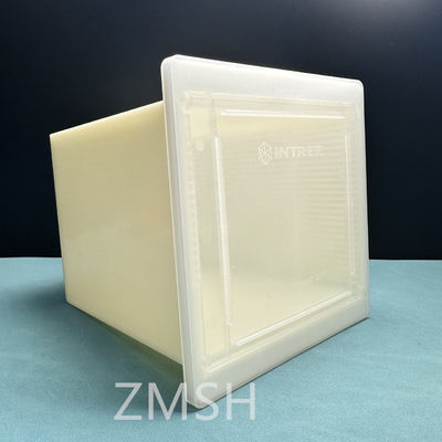 100×100 150×150 Wafer Carrier Box Storage Box Wafer Shipper For Square Type 25 Slots Abs Material