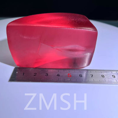 Paparacha sapphire raw gemstone lab-made orange pink sapphire gemstone Mohs hardness 9