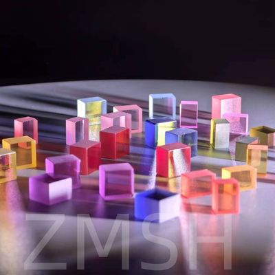 Artificial Cultivation Doped Color Sapphire AL2O3 Customized CZ Method Ruby Blue Padparadscha