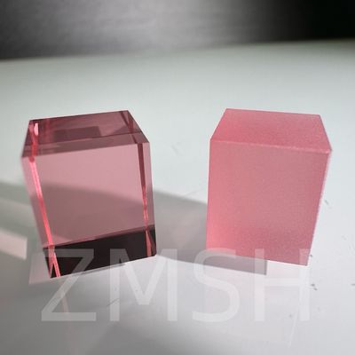 Artificial Cultivation Doped Color Sapphire AL2O3 Customized CZ Method Ruby Blue Padparadscha
