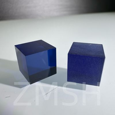 Artificial Cultivation Doped Color Sapphire AL2O3 Customized CZ Method Ruby Blue Padparadscha