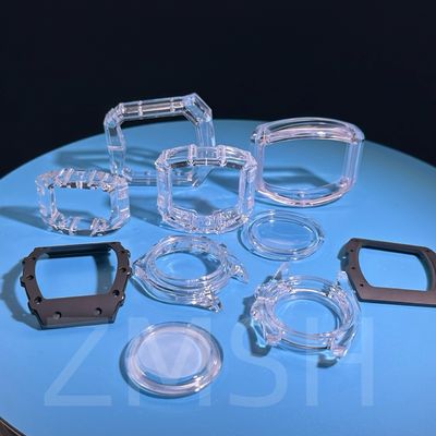 Artificial Cultivation Doped Color Sapphire AL2O3 Watch Cases Transparent Blue Ruby