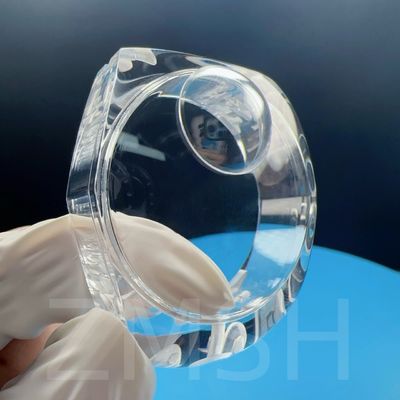 Artificial Cultivation Doped Color Sapphire AL2O3 Watch Cases Transparent Blue Ruby
