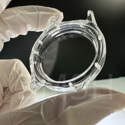 Artificial Cultivation Doped Color Sapphire AL2O3 Watch Cases Transparent Blue Ruby