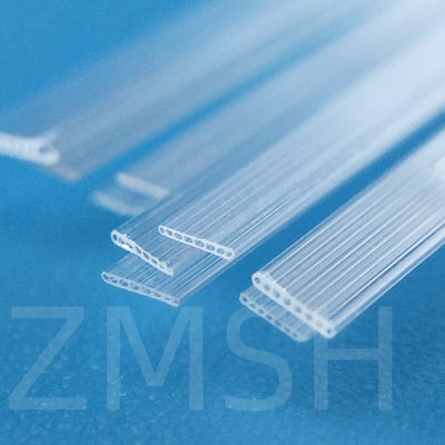 Optical Fused Quartz Tube SiO2 Crystal Glass Customized Transparent Both Ends Open One Ends Closed
