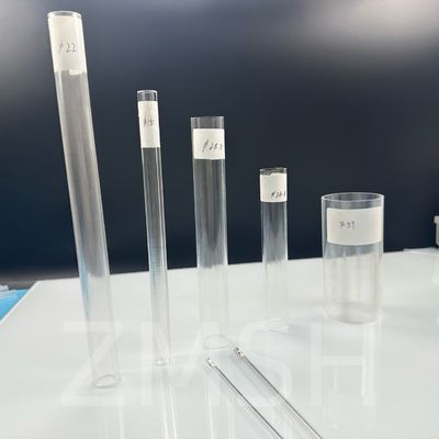 Sapphire Tube  99.999%  AL2O3 Polished High Hardness Ion Source Customization EFG KY