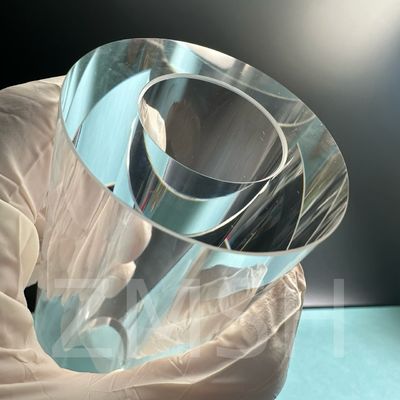 Transparent Sapphire Tube AL2O3 High Hardness KY EFG Polished Lon Source Customization