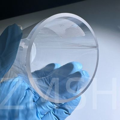 Transparent Sapphire Tube AL2O3 High Hardness KY EFG Polished Lon Source Customization