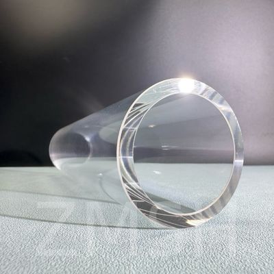 Transparent Sapphire Tube AL2O3 High Hardness KY EFG Polished Lon Source Customization