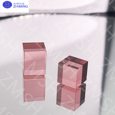 Pink Sapphire Raw Material Lab-made Sapphire Gemstone Flawlessness Mohs Hardness Of 9
