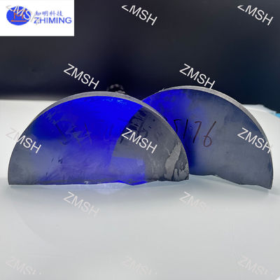 Moissanite Raw Gem Stone Royal Blue Synthetic SiC Monocrystal Mohs Hardness 9.25 Raw Materials For Jewelry
