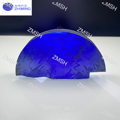 Moissanite Raw Gem Stone Royal Blue Synthetic SiC Monocrystal Mohs Hardness 9.25 Raw Materials For Jewelry