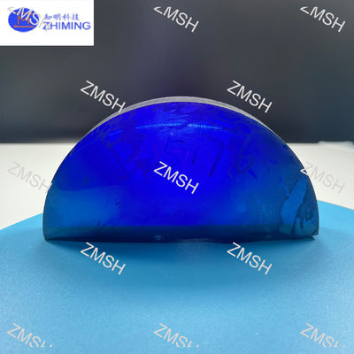 Moissanite Raw Gem Stone Royal Blue Synthetic SiC Monocrystal Mohs Hardness 9.25 Raw Materials For Jewelry