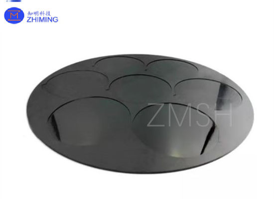 SiC Ceramic Tray Plate Wafer Holder For ICP Etching Process In Epitaxial Growth Processing
