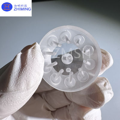 Screw Thread Sapphire Crystal Glass Liquid Valve Corrosion Resistance