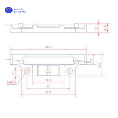 Lithium Niobate (LiNbO₃) Y-Waveguide Modulator / Low Vπ 3.5V / High PER 25dB /  Compatible with FOG, FOCT, Quantum Communication
