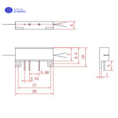 Lithium Niobate (LiNbO₃) Y-Waveguide Modulator / Low Vπ 3.5V / High PER 25dB /  Compatible with FOG, FOCT, Quantum Communication