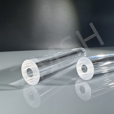 Polished Transparent Sapphire Tube KY Method Customized Size Al2o3 Single Crystal Sapphire Drive Pipe