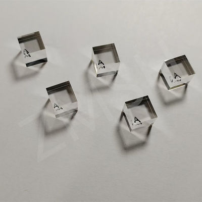 10x10x10mmt Transparent SiC Optical Lens 4H-SEMI Hardness 9.0 Customzied Shape