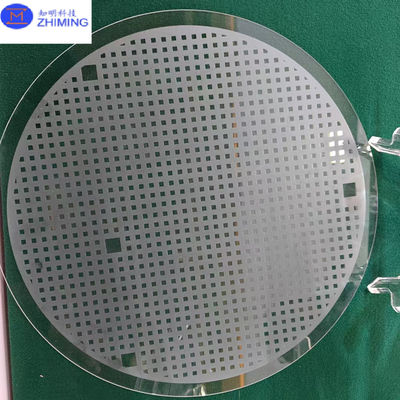Through Glass Vias (TGV) JGS1 JGS2 Sapphire BF33 Quartz Customizable Dimensions Thickness Can Low As 100 Μm