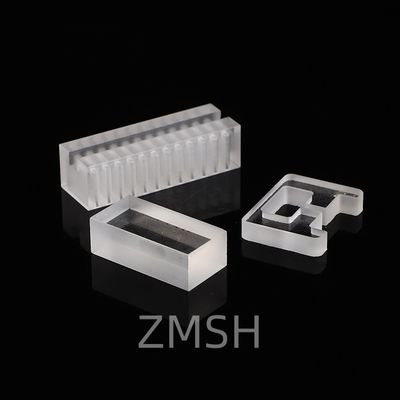 Custom Shaped Fused Quartz Plates with Through Holes Optical