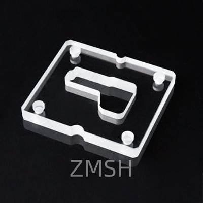 Custom Shaped Fused Quartz Plates with Through Holes Optical