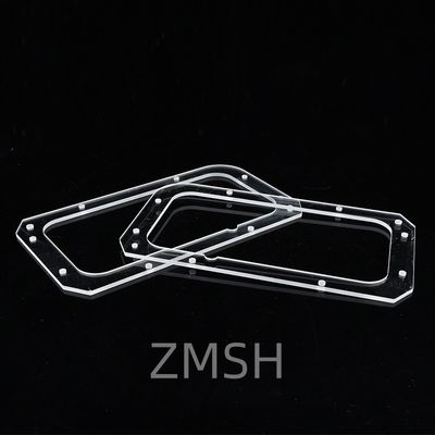 UV/IR Grade Quartz Through Hole Plates Custom Cut High Temperature Chemical