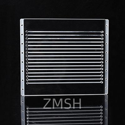 UV/IR Grade Quartz Through Hole Plates Custom Cut High Temperature Chemical