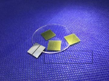 Customized Size Silicon Carbide Wafer 10x10x0.5mm 4H-N SiC Crystal Chips