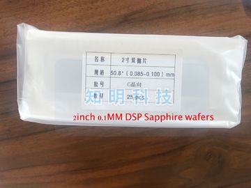 Round Sapphire Substrate Wafers 2 Inch 50.8mm Thickness 100um/0.1mm Dsp