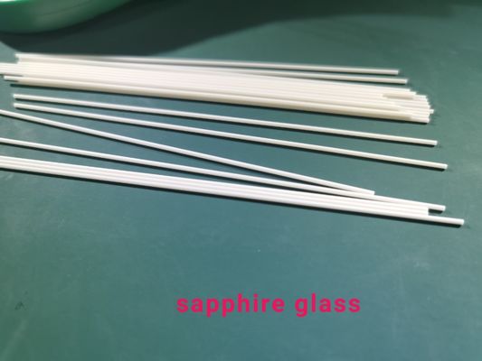 Ultra-fine thin dia1.0mm 0.6mm Al2o3 Ceramic Sapphire Glass Rod Stick lapped surface