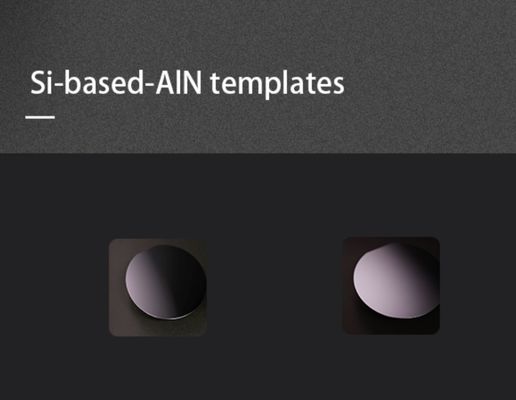 2 Inch 1000nm AlN Film Silicon Based Aluminum Nitride Semiconductor Substrate