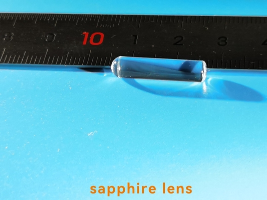 All Surface Polished Sapphire Optical Windows Crylinder Rod Lens With Plunger Stick