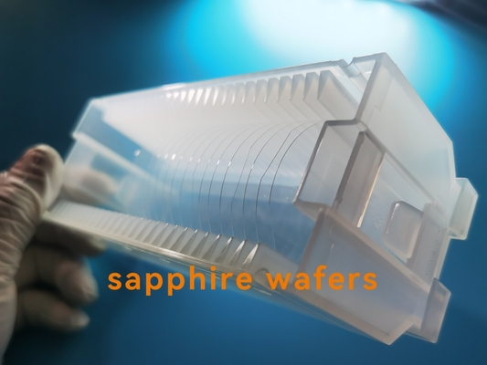 Dia50.8mm Thic100+/-15um Sapphire Wafer Sapphire Window High Optical Transmittance DSP/SSP