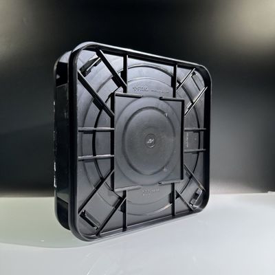 Good price 4inch 6inch 8inch Polypropylene Multi Wafer Box Silicon Carrier Container Box Dark Color online