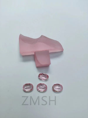Good price Coral / Rose Pink Sapphire Raw / Roughgem Crystal Lab Made For Jewelry Accessories online