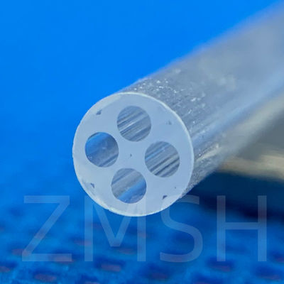 Good price Optical Fused Quartz Tube SiO2 Crystal Glass Customized Transparent Both Ends Open One Ends Closed online