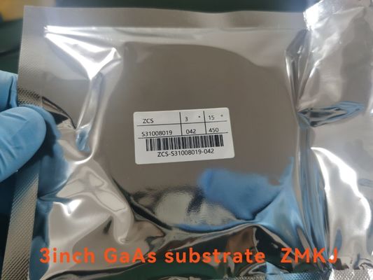 Good price 4 Inch N Type 15° Semiconductor Substrate Si Doped GaAs Wafer SSP online