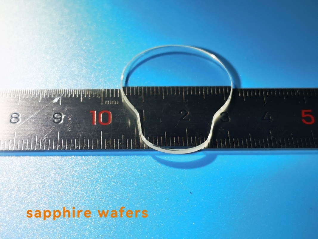 Monocrystalline Synthetic Sapphire Optical Windows Glass DSP Customized