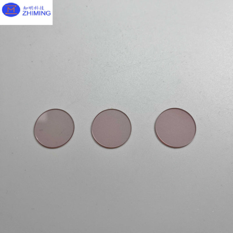 Titanium Sapphire Crystal Optical Windows High Hardness Customized Size Excellent Transparency For Optical Purpose