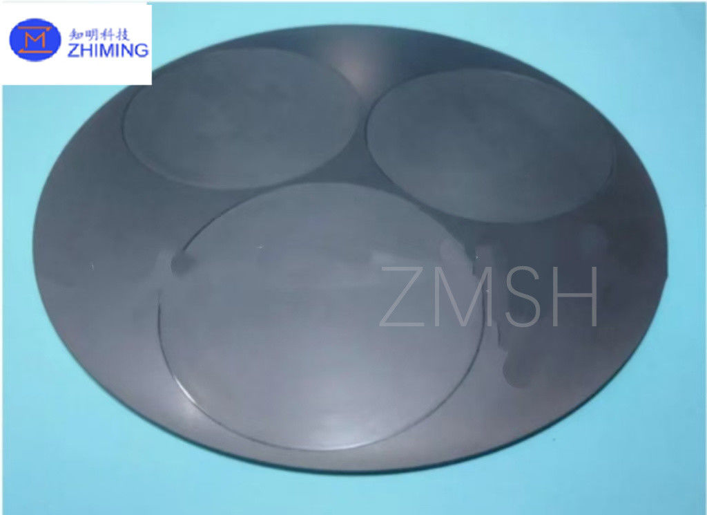SiC Ceramic Tray Plate Wafer Holder For ICP Etching Process In Epitaxial Growth Processing